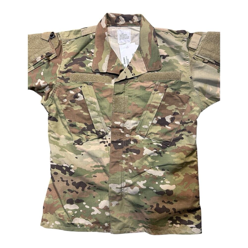 USGI Scorpion W2 Multicam OCP Army Combat Uniform Coat Female 33 Short